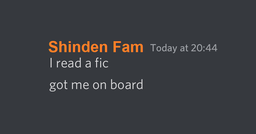Naruto_Discord's tweet photo. Sometimes thats all you need! 👌
『 Come join us!: https://t.co/BmuysbNwwB 』
#Naruto #fanfiction #fanfic #memes #NarutoShippuden https://t.co/XNijtjjtIy