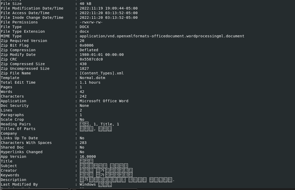 HaoZhixiang's tweet photo. The Kimsuky APT group used malicious 법제처국가법령정보센터.docx to attack South Korea
vba->powershell->IOC
md5 1b690440b54c2a830958fe54ad34e3c7
IOC 
yundy+mypressonline+com/[dy]/yu[.]txt   no longer accessible
@MalwareTechBlog @malwrhunterteam @DynamicAnalysis @mstoned7 https://t.co/ctmv3hipU3