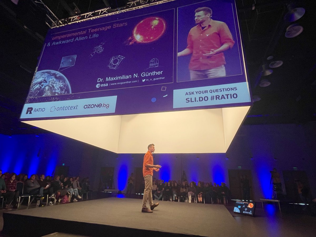 What a science festival day was had yesterday at <a href="/RatioBG/">Ratio</a> 🤓

It started off with <a href="/M_N_Guenther/">Maximilian N. Günther</a> who was an amazing communicator! He gave a great talk on exoplanets we should know and love #Thread