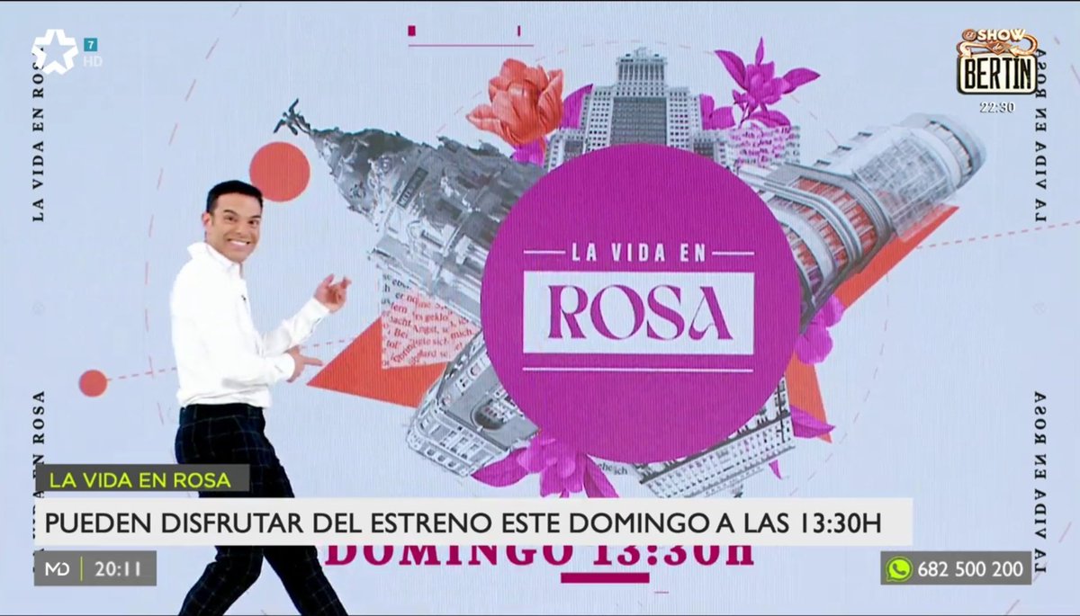 InfoTelemadrid's tweet photo. Hoy en @telemadrid :
13:30 #LaVidaEnRosaTM con @antoniorossi (Estreno)
14:00 y 20:30 @InformativosTM con @PJRguez 
19:35 #DisfrutaMadridTM con @minerpi y @JotaAbril
21:10 @CamaraRealTM con @Ascenvazquez
21:45 #TupperClubTM con @PacoRoncero
22:50 #Ruta179 : Pinilla del Valle https://t.co/PM2cq0NnE2