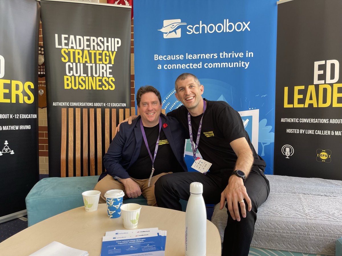 Thank you to sponsors @schoolbox that allowed us to continue our mission to create authentic conversations about leadership, strategy, culture and the business of K-12 schools in Australia and forge new connections in Perth this week! #innovationineducation #edleaderspd