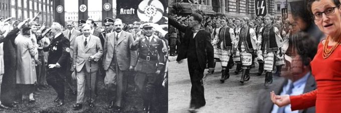 SRAntiFascism's tweet photo. @ARTIFA161 @MontrealAntifa @161albury @AntiFascistAkl @161partisan @JaworznoAntifa @damasco1812 @SalishcoastA @wickdchiq @davidpugliese 4\4 We can call #TheUnitedStates
a #BackwardCountry, but #InComparison,
#Kanada has them beat,
Its #JustShameful garbage. Funding
of #Nazimus #HasToStop and the likes
of #UniRose #Freeland @Cafreeland(#Nationalsozialistische #Kuh)
,should have been #turfed a long time ago.... https://t.co/53738GQqwD
