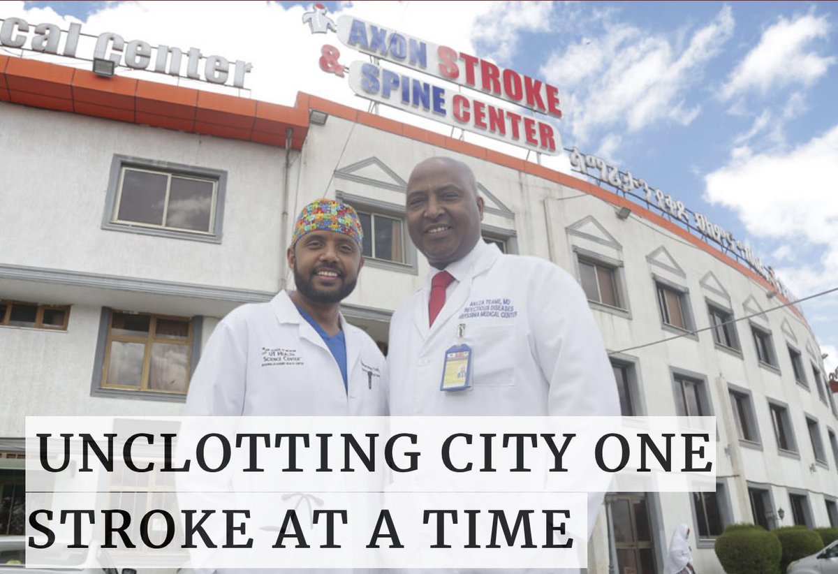 A great feature in today’s <a href="/addis_fortune/">Addis Fortune</a> of two successful Ethiopian-American doctors who established Axone Stroke &amp; Spine Center.

Dr. Akeza &amp; Dr. Wondossen are inspirational diaspora returnees from the U.S. making a difference in their birth country #Ethiopia. Well done guys!