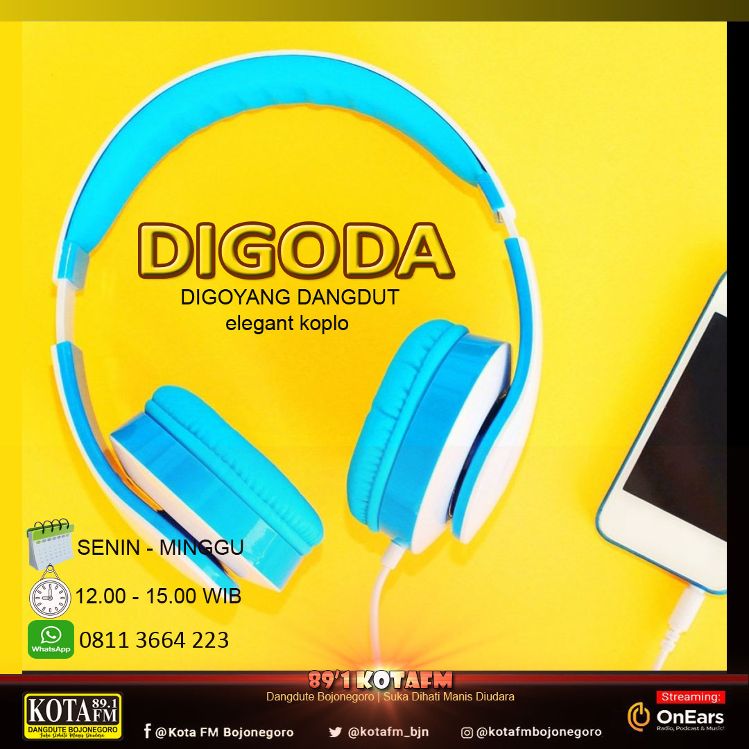 Digoyang Dangdut Koplo di DIGODA 
Bareng Yolla sampai tuntas dijam 3 sore