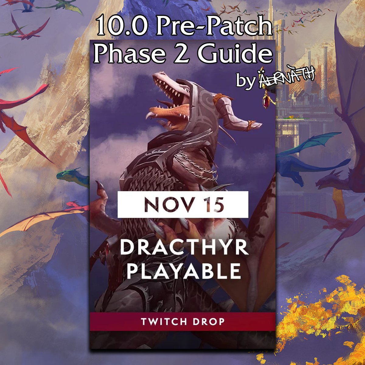 Aernath's tweet image. #WorldOfWarcraft #Dragonflight
10.0 #PrePatch #Phase2 is this week!

But... It's been some time...
Are you ready for what's coming next?

Here's another summary wrap up and #Guide thingy,
by yours truly:
facebook.com/photo/?fbid=66…