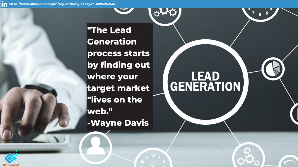 anthony_cacayan's tweet photo. What Is Lead Generation?

Lead generation is the process of gaining the interest of potential customers in order to increase future sales. It is a crucial part of the sales process of many companies.😊

#LeadGenerationVA #VALife
 #LeadGenerationForLife 
#VirtualAssistantJourney https://t.co/ETqnoC9guz