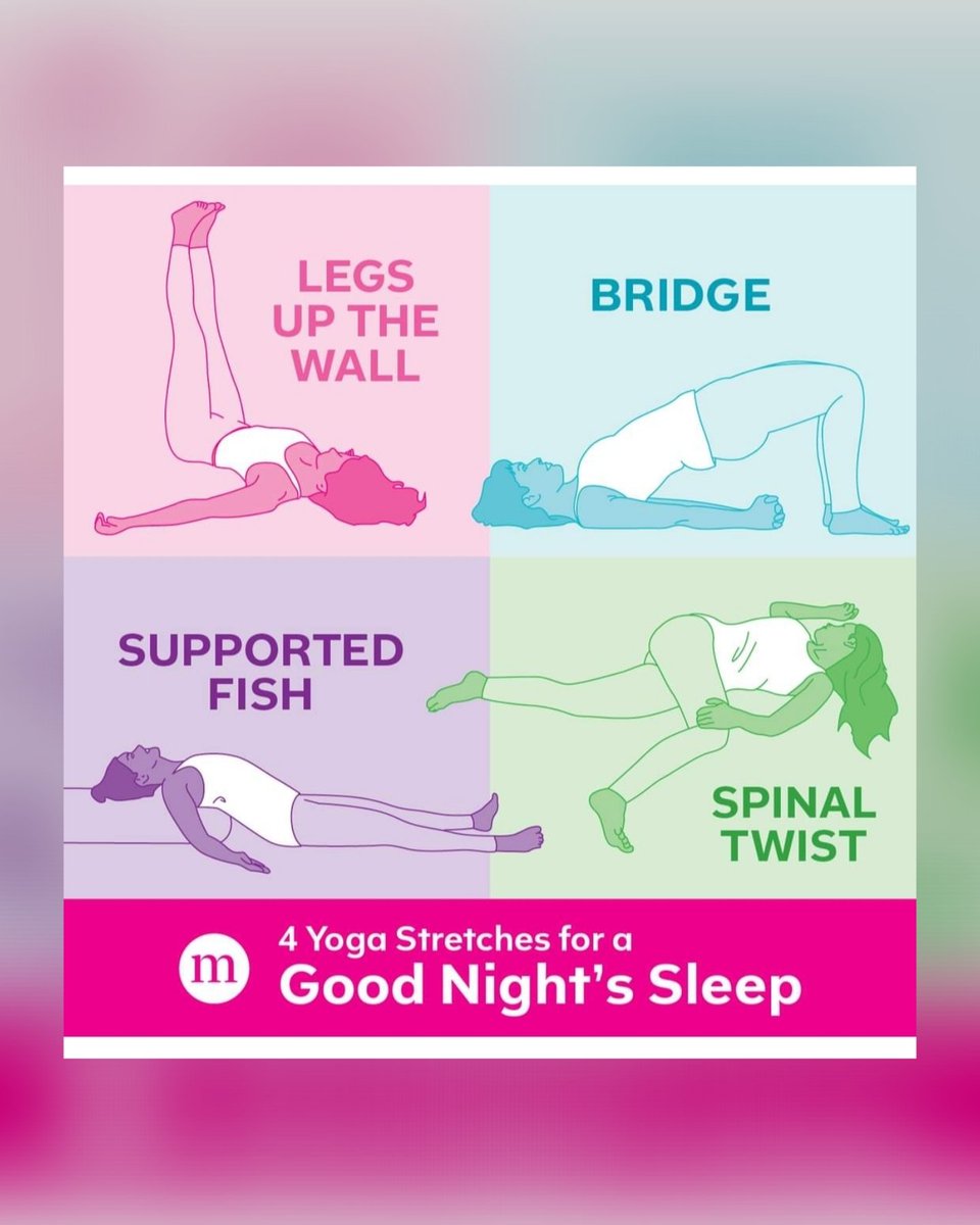 WholeHealthLife's tweet photo. Pre-sleep yoga, or other relaxation, can be incredibly helpful for improving sleep quality 😴 https://t.co/5bzVCVgnpO