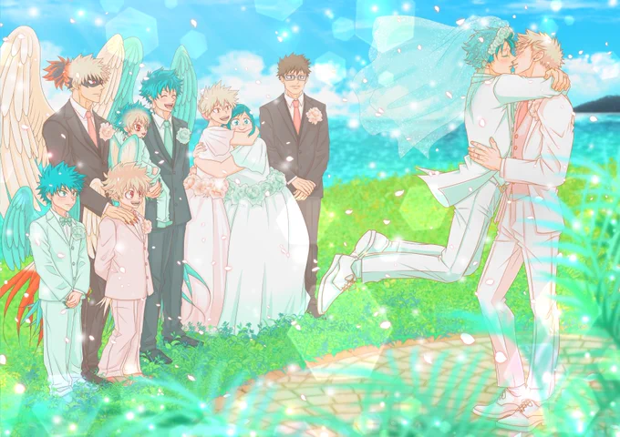 【Family Wedding】この後、君ママの大涙が天から降り注いで虹が掛かるそうですwww 