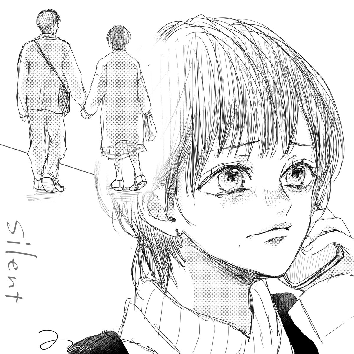 自分もたくさん素敵なものを持ってるのに、失恋した途端に自分にないものばっかり羨ましくなっちゃうの、とても恋する女の子だった…

#silent 
#夏帆
#ファンアート 