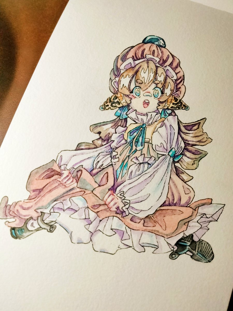 Wanted to draw a dress with large pockets.