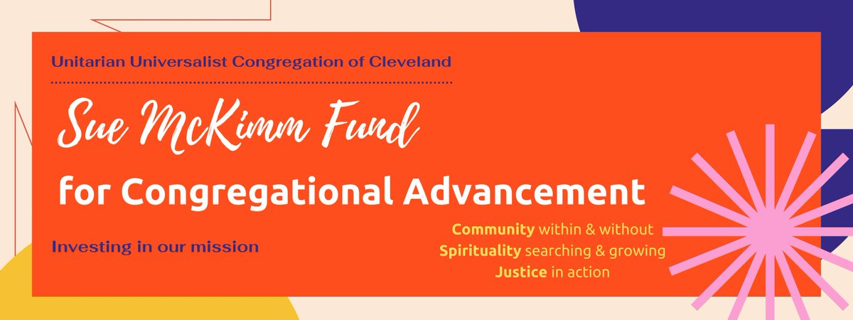 cle_uu's tweet photo. Building community within and without is part of UUCC’s strategic vision and its mission and the Sue McKimm Fund for Congregational Advancement was created by the Board of the UUCC to make significant investments in initiatives created by the congregation. https://t.co/H6YntY71DS https://t.co/OznOIpRr9c