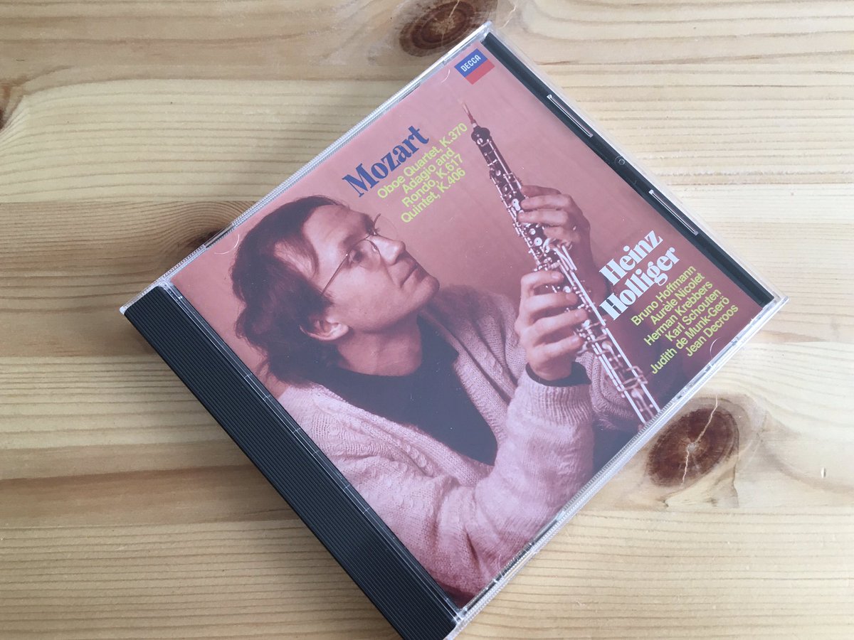 【売約済】ホリガー／モーツァルト:オーボエ四重奏曲 モーツァルト:オーボエ四重奏曲、五重奏曲、他[CD] - ハインツ