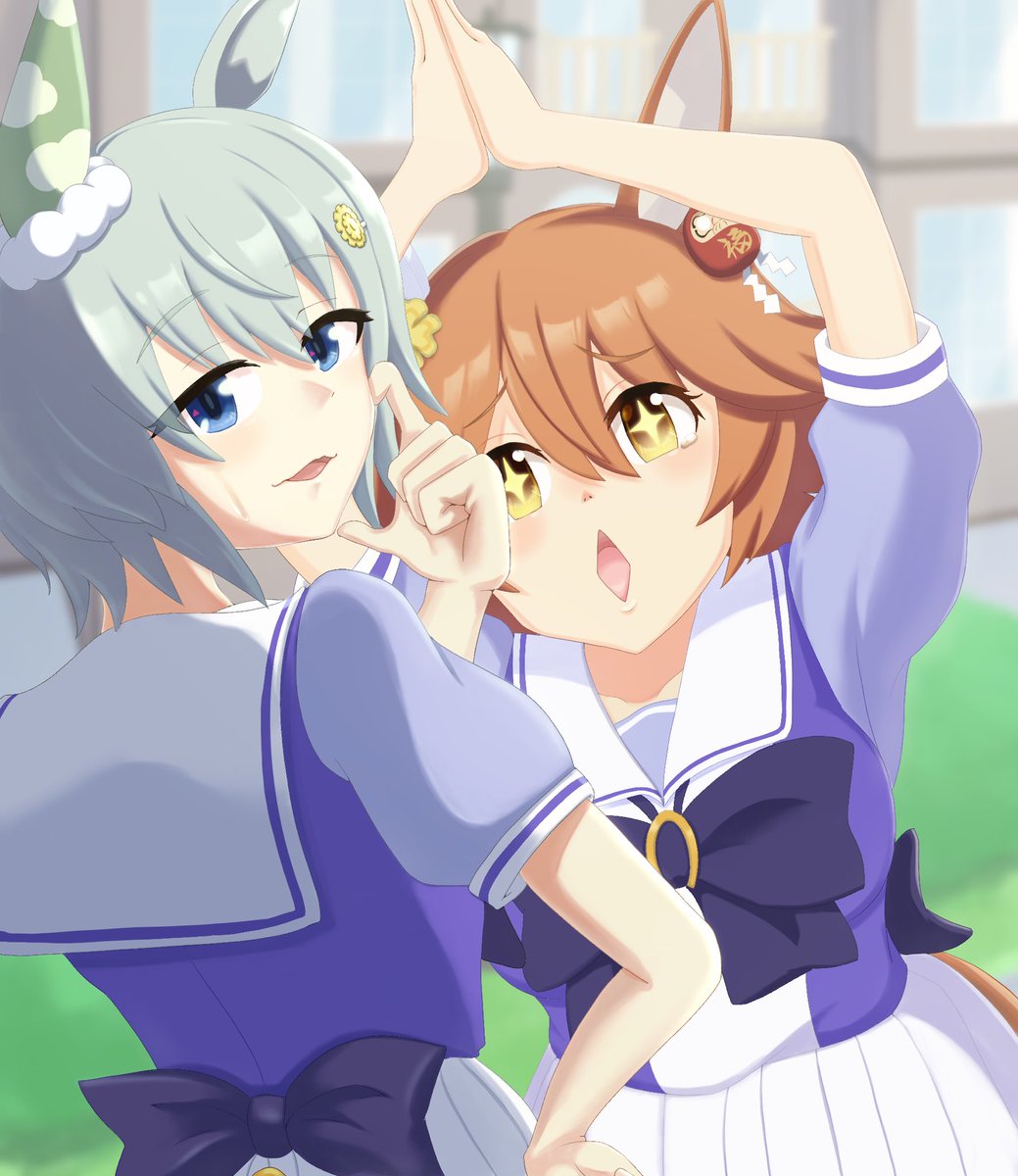 ウマ娘「#フォロワー1万人以下の絵師が力作を投稿してたくさんのフォローを貰うタグウマ娘ば」|アヅキ🎨4/16ダービーガールズ8のイラスト