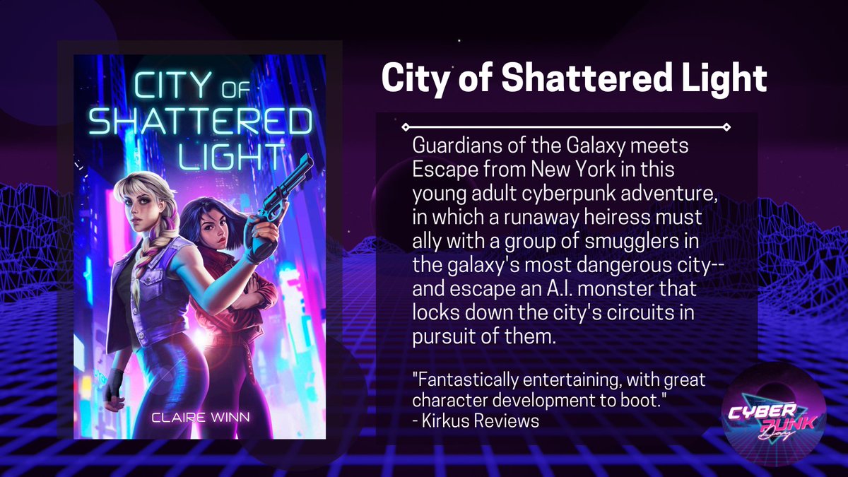 Celebrate with a #cyberpunk author today!

Check out <a href="/Atomic_Pixie/">Claire Winn ⚡️updates, mostly</a>'s "City of Shattered Light" over at linktr.ee/clairewinnauth….