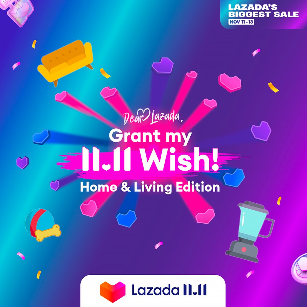 LazadaPH's tweet image. Anong #1111Wish n’yo, mga Ka-Lazada? Drop it sa comments, ➕ the link to the item that will help grant it!

Use the hashtags to make your entry count!
(Ex. #DearLazada, ang #1111Wish ko… maging airbender. s.lazada.com.ph/s.5FASW) (1/2)