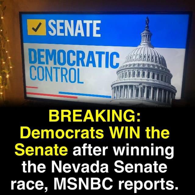 Dcl_60's tweet photo. Whoo hoo the Dems keep the Senate‼️‼️‼️👏🏻👏🏻👏🏻 https://t.co/93Y78TGYN1