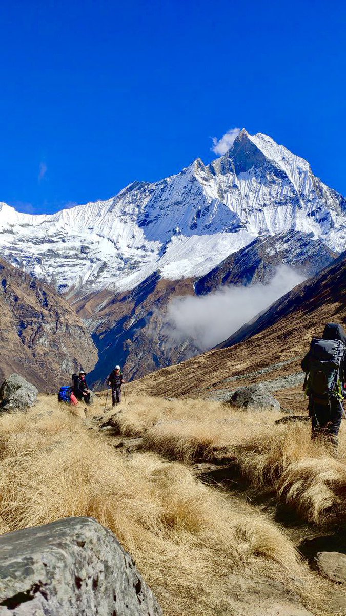 eagleeyetrek's tweet photo. Our guest from #Thailand just back to Kathmandu yesle after successfully completing trek to #annapurnabasecamp . When are you planning to #travel to #nepal ? 
For more info : https://t.co/tmudCzcqa8 https://t.co/sE3XDRrsSC