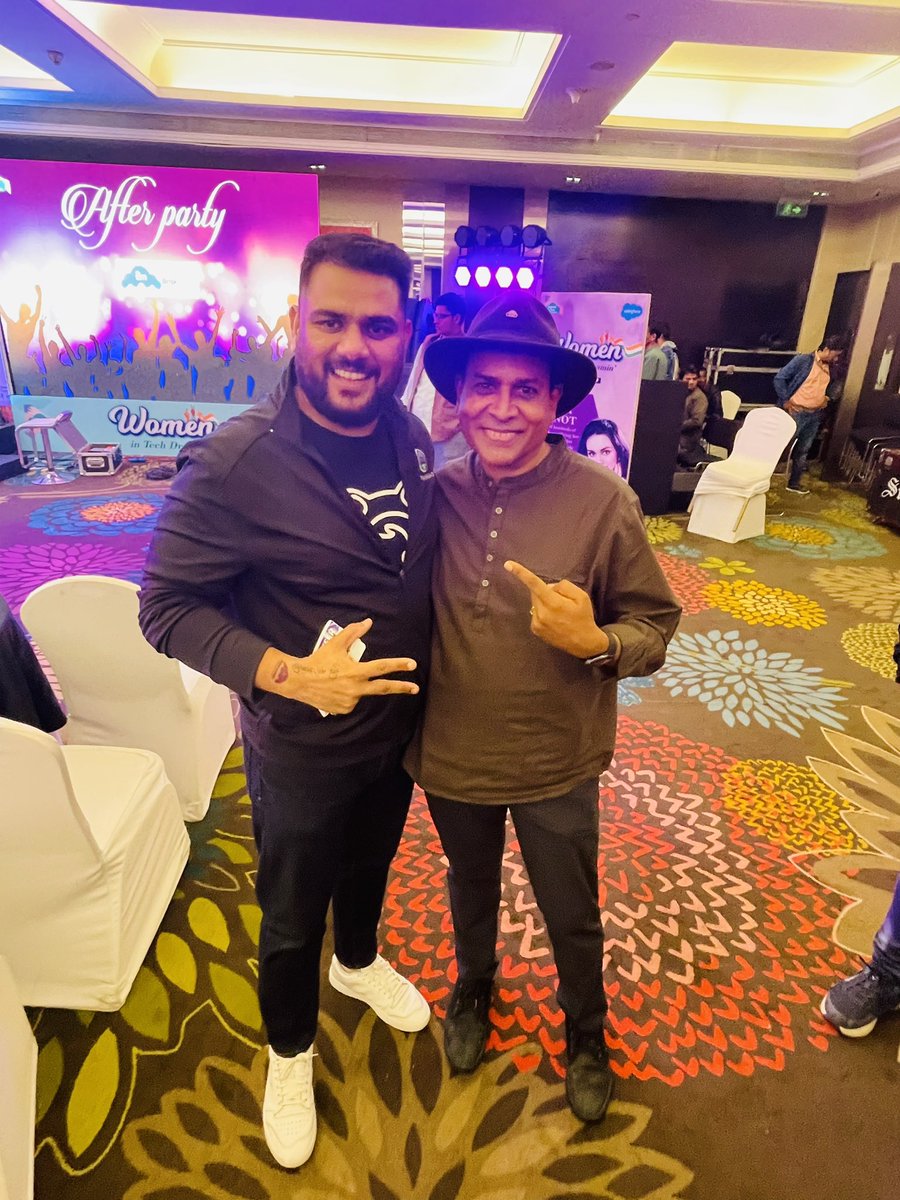 Finally I got my chance with Father of India 🇮🇳 trailblazer community <a href="/kavindrapatel/">kavindrapatel</a> ! 

And that one person who is always around the participants to make them comfortable nd excited about part of this eco-system.
#Trailblazers #WITDreamin22