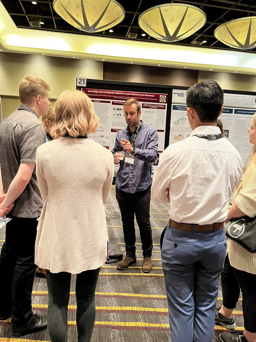 patxibarbero's tweet image. Had a lot of fun at my first @ASGSRSpace meeting. This was a great burst of energy to study plant telomeres in space soon with the new @NASA grant and with @SarahWyattOhioU and @halfbeet