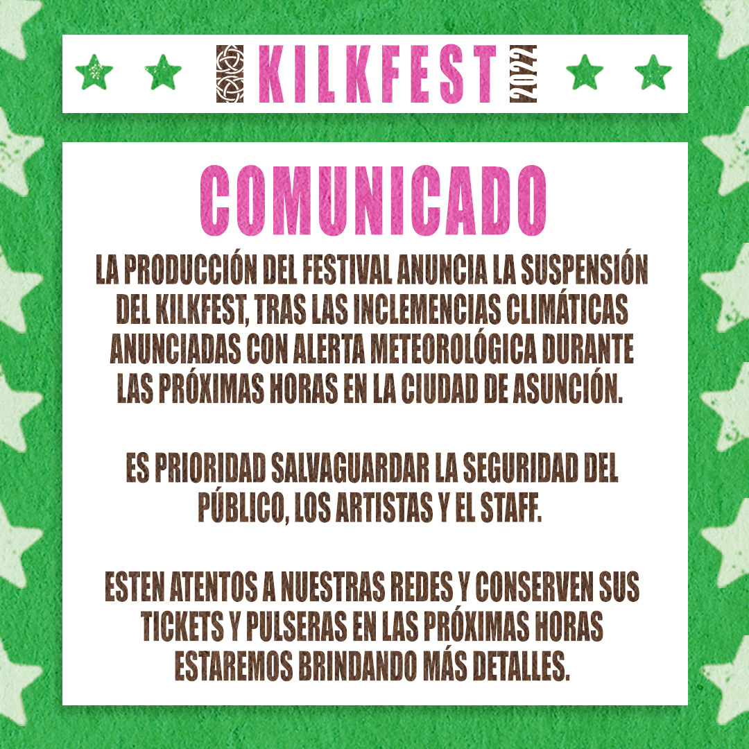 G5pro's tweet photo. ATENCIÓN ‼️ 
Conserven sus tickets y pulseras. https://t.co/xr0d3U0ZDY