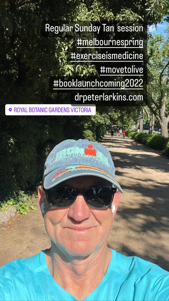 doclarkins's tweet image. Have you taken your medicine today?
Great spring day in melbourne- get out there &amp;amp; move ! #exerciseismedicine   #movetolive drpeterlarkins.com