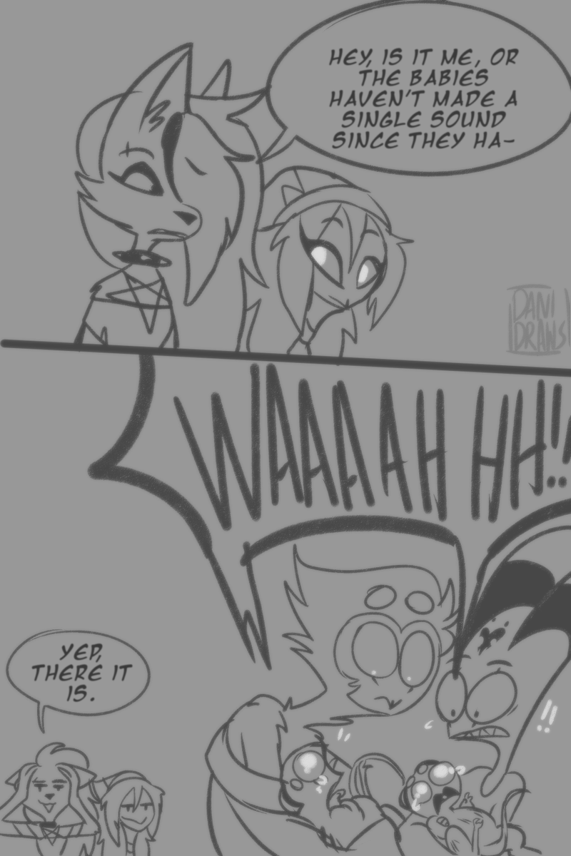 Welcome back to parenthood 🤧🐣🐣🐤🐤💥 #HelluvaBoss #Stolitz