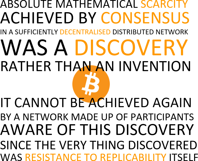 hodlportugal's tweet photo. It's already discovered. Everything else is a copy. Get the real thing. #bitcoin https://t.co/MSmHQy5xyG
