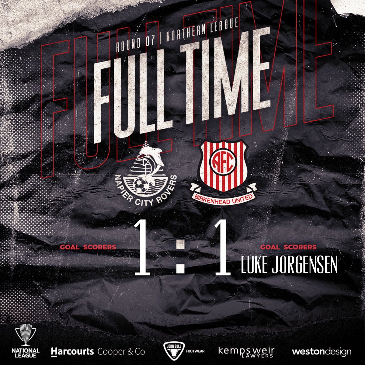 Birkenhead United AFC (@buafc_nz) on Twitter photo An exciting second half but score remains drawn against <a href="/NCR_fc/">⚽️ Thirsty Whale 🐳 Napier City Rovers</a>
🔴⚪️🔴⚪️
#NZNationalLeague
<a href="/WestonDesignNZ/">Weston Design</a>
<a href="/HarcourtsCandC/">Harcourts Cooper&Co</a>
John Bull Footwear
Kemps Weir Lawyers An exciting second half but score remains drawn against <a href="/NCR_fc/">⚽️ Thirsty Whale 🐳 Napier City Rovers</a>
🔴⚪️🔴⚪️
#NZNationalLeague
<a href="/WestonDesignNZ/">Weston Design</a>
<a href="/HarcourtsCandC/">Harcourts Cooper&Co</a>
John Bull Footwear
Kemps Weir Lawyers
