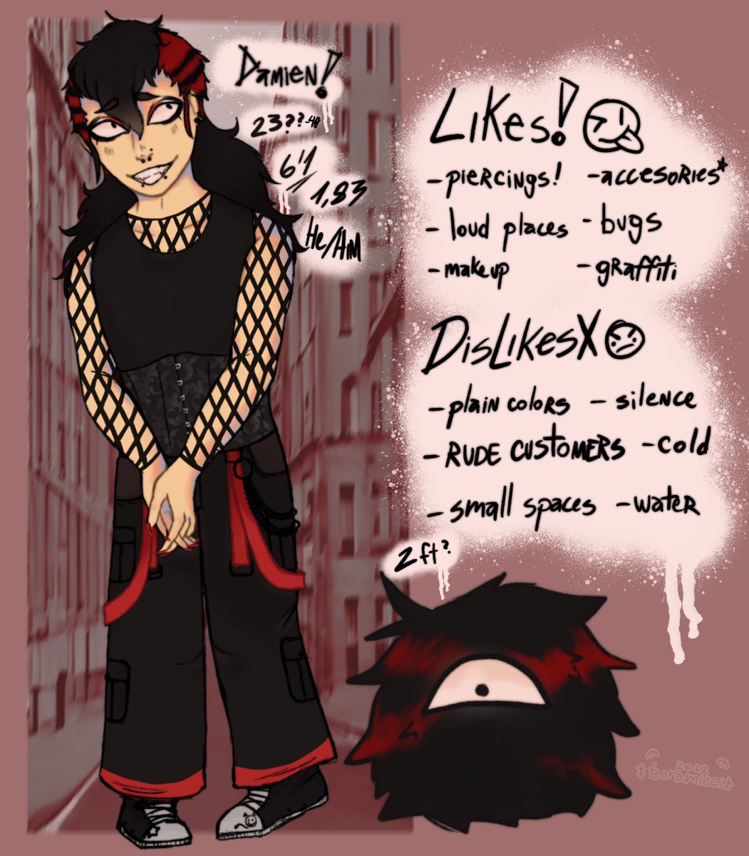 toramicci's tweet photo. emo looking mf/j
this took way longer than expected but he’s finally doneeee
#doesona #uncannyvalleyoc #johndoegame #uncannyvalley https://t.co/0IOeLXD1r7
