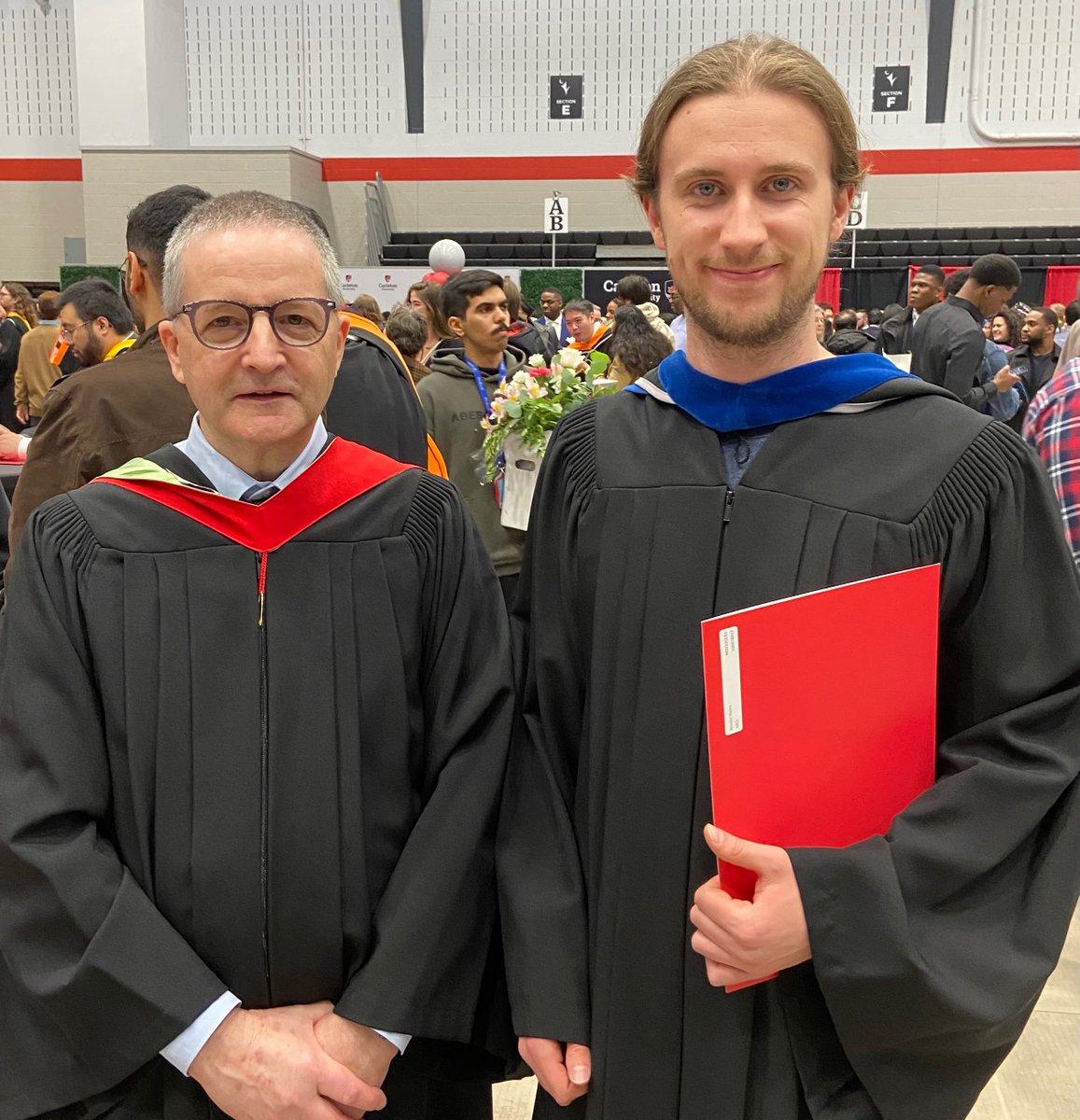 Congratulations to Nick Perez officially graduated today with a Mater's in Computer Science for a thesis entitled Integrity Attacks and Replay Attacks in
Quantum Networks. #CarletonGrads2022 #CarletonComputerScience