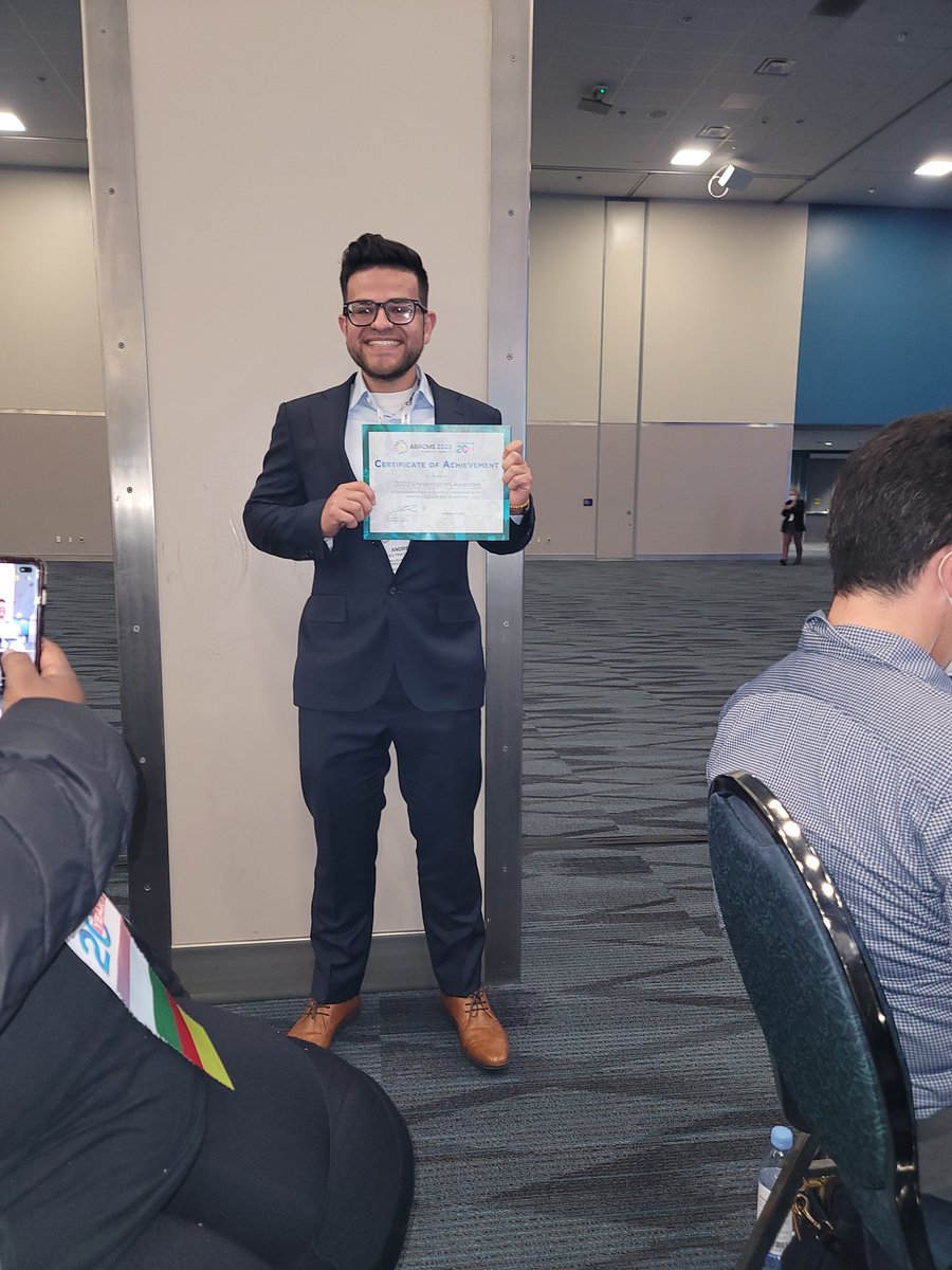 AnnKimbleHill's tweet photo. Congrats to #IPREP Scholar Andres Prieto Trujillo for winning an #ABRCMS2022 poster award in the Physiology &amp; Pharmacology Division https://t.co/gwGRpdkxiS