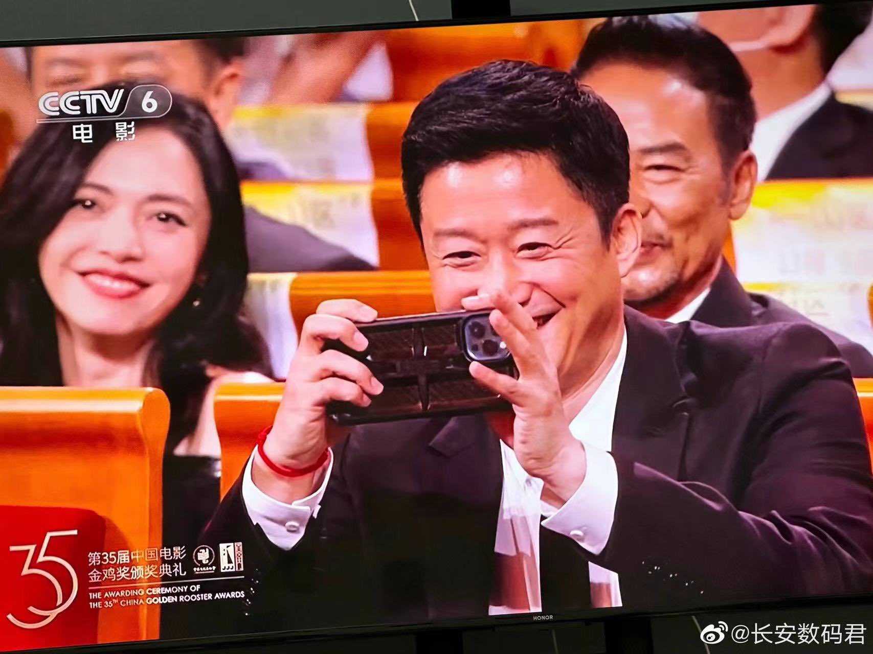 Wolf Warrior, PLA Veteran, China Patriot, ZTE star, seen using iPhone