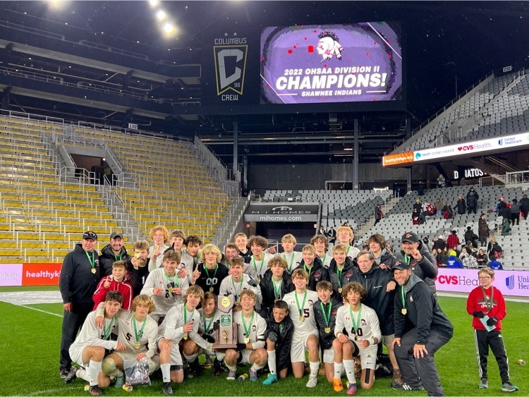 Congratulations to the the Div. II Boys Soccer STATE CHAMPION Shawnee Indians! They are the first team from our Lima coverage area to win a State Soccer Title.

Pic Cred <a href="/IndiansSupt/">Shawnee_Indians_Supt</a>