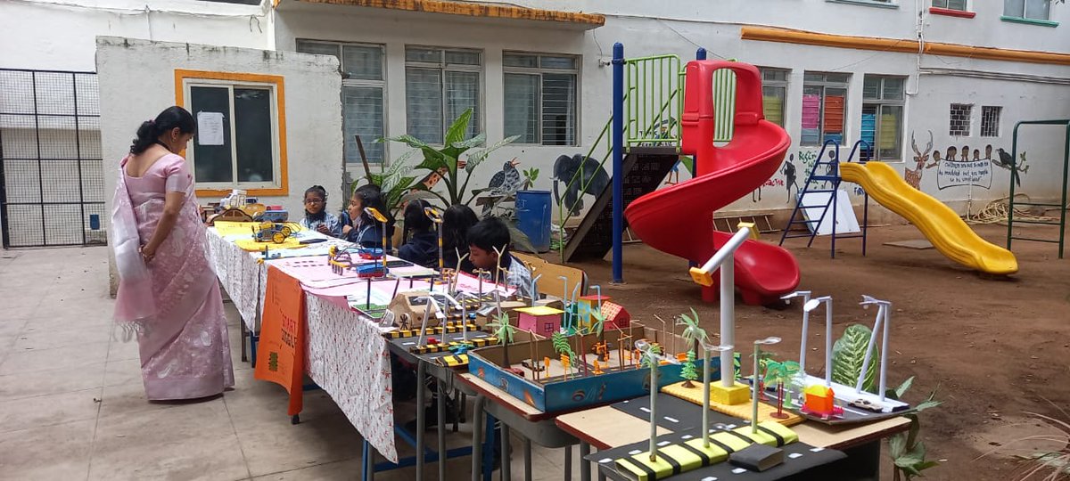 qtpiofficial's tweet image. Robotics Exhibition at #actssecondaryschool ICSE Bengaluru where students of QtSchool lab (Robotics, Coding, AI & Design Thinking) presents interesting and unique ideas thro prototypes.
Powered by @qtpiofficial
@cbseindia29 @TiEBangalore @THubHyd @drashwathcn @NiraniMurugesh