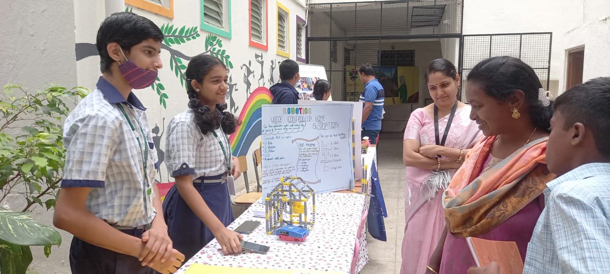 qtpiofficial's tweet image. Robotics Exhibition at #actssecondaryschool ICSE Bengaluru where students of QtSchool lab (Robotics, Coding, AI & Design Thinking) presents interesting and unique ideas thro prototypes.
Powered by @qtpiofficial
@cbseindia29 @TiEBangalore @THubHyd @drashwathcn @NiraniMurugesh