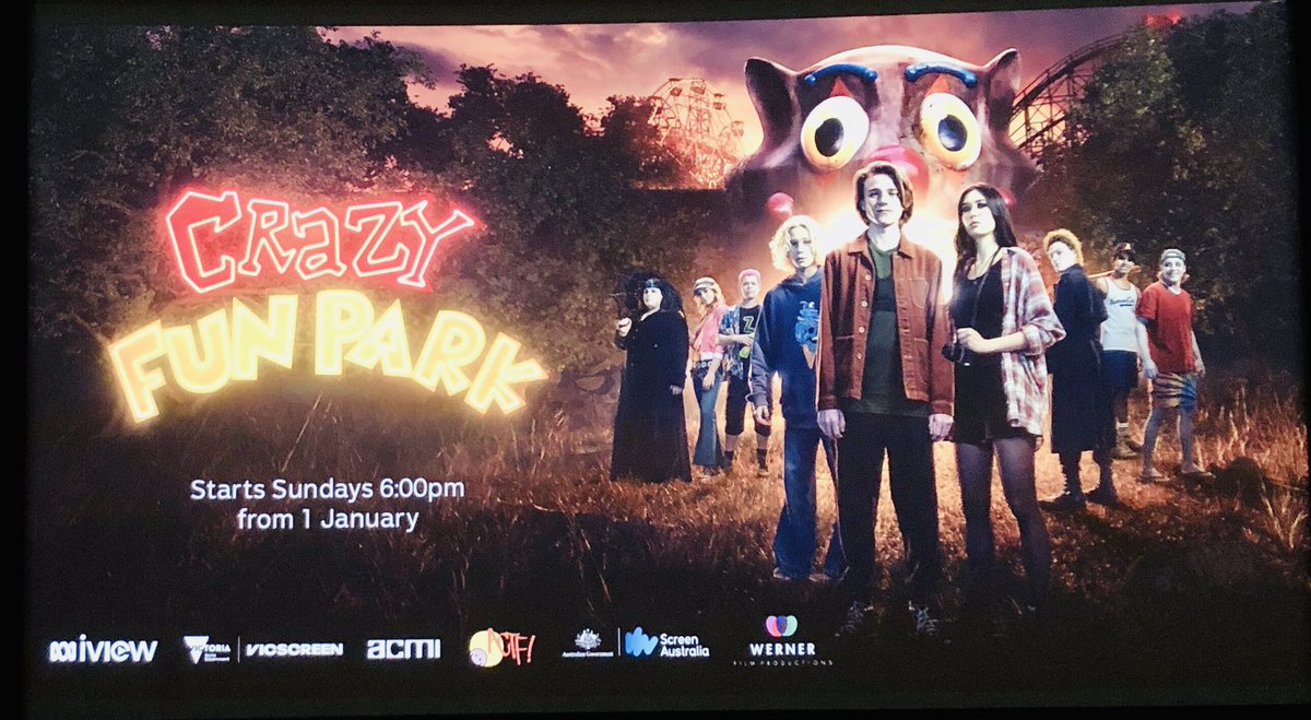 SalUPTON's tweet photo. .@SalUPTON Enjoying the PRE SCREENING OF ABC MEโs horror comedy series Crazy Fun Park @acmi
Premiers 1st of January 2023 on
ABC Australia #abcme #iView https://t.co/ODyhsCoscQ