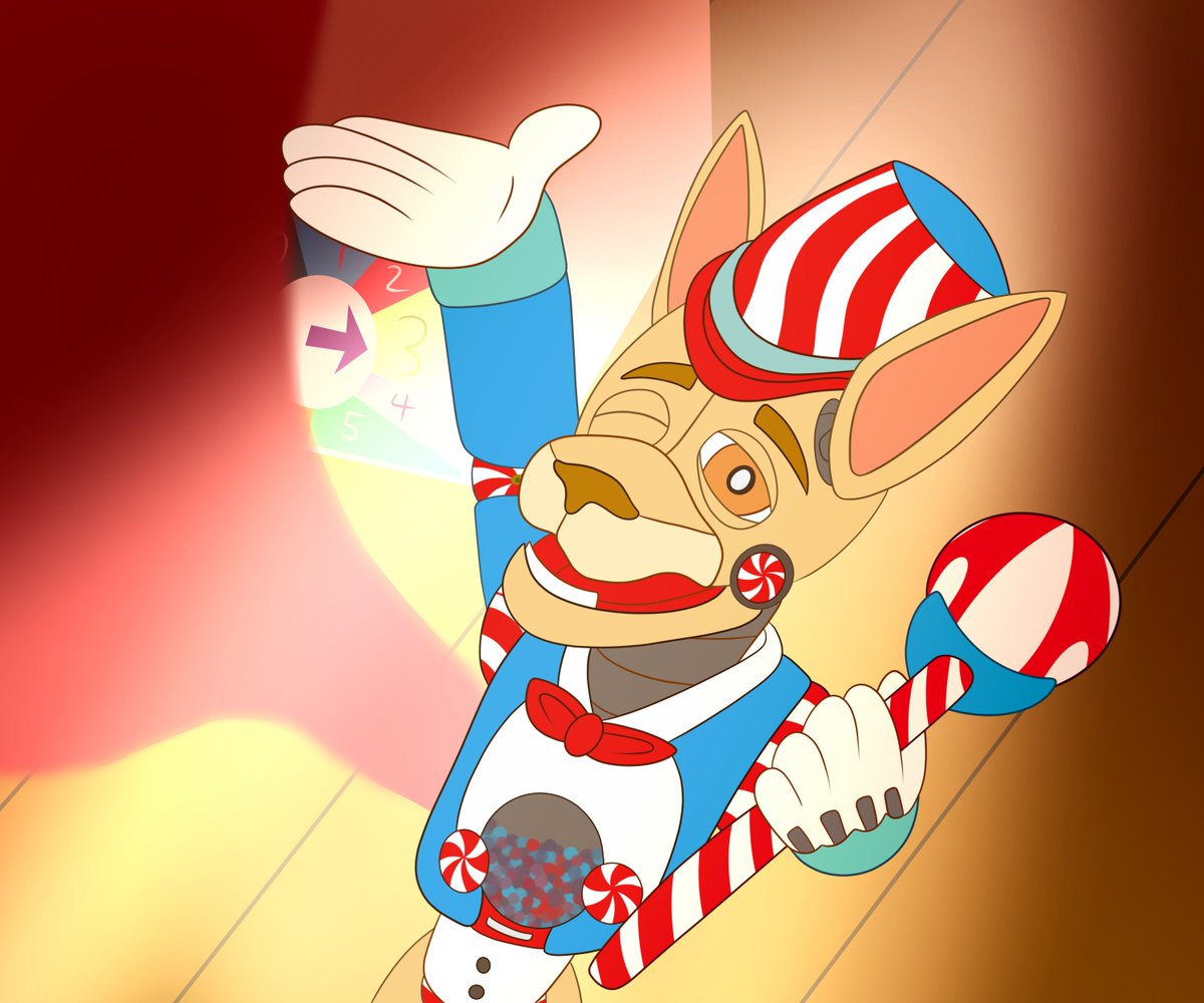 bonedisciple's tweet photo. FNAFの新作?
Kandyland!
Kandy Kangarooだよぉ~
#Kandyland
#KandyKangaroo
#illust https://t.co/l6XvBOIo3s