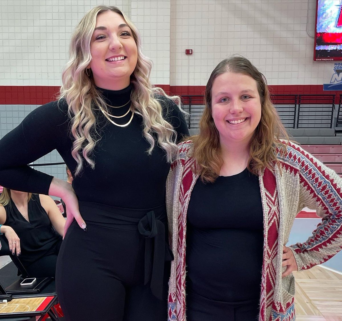 How it started ➡️ how it’s going.🏀 Different year. Same pose. But a lot better without the masks. #DOBOSIDpalsforlife <a href="/ann_nelson14/">AnnMarie Nelson</a> <a href="/SacredHeartWBB/">Sacred Heart University Women's Basketball</a>