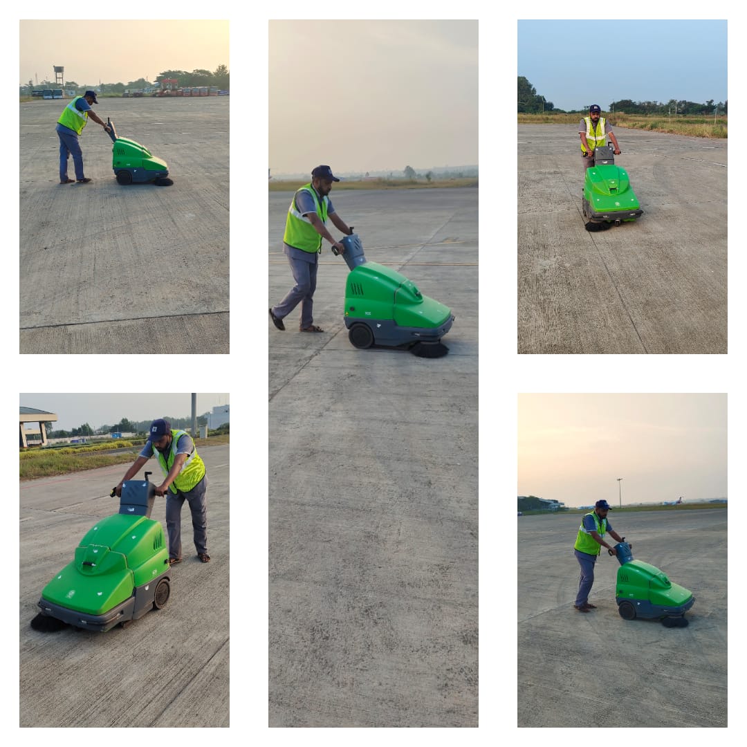 aaiblgairport's tweet photo. MESS(Mechanized Environmental Support System)team start their work from early morning till after exiting last passengers & all employees at #BelagaviAirport.
#TerminalManager s monitors very closely the works.
@AAI_Official @MoCA_GoI @AAIRHQSR @flyspicejet @IndiGo6E @AkasaAir https://t.co/TGGN3Ds6bA