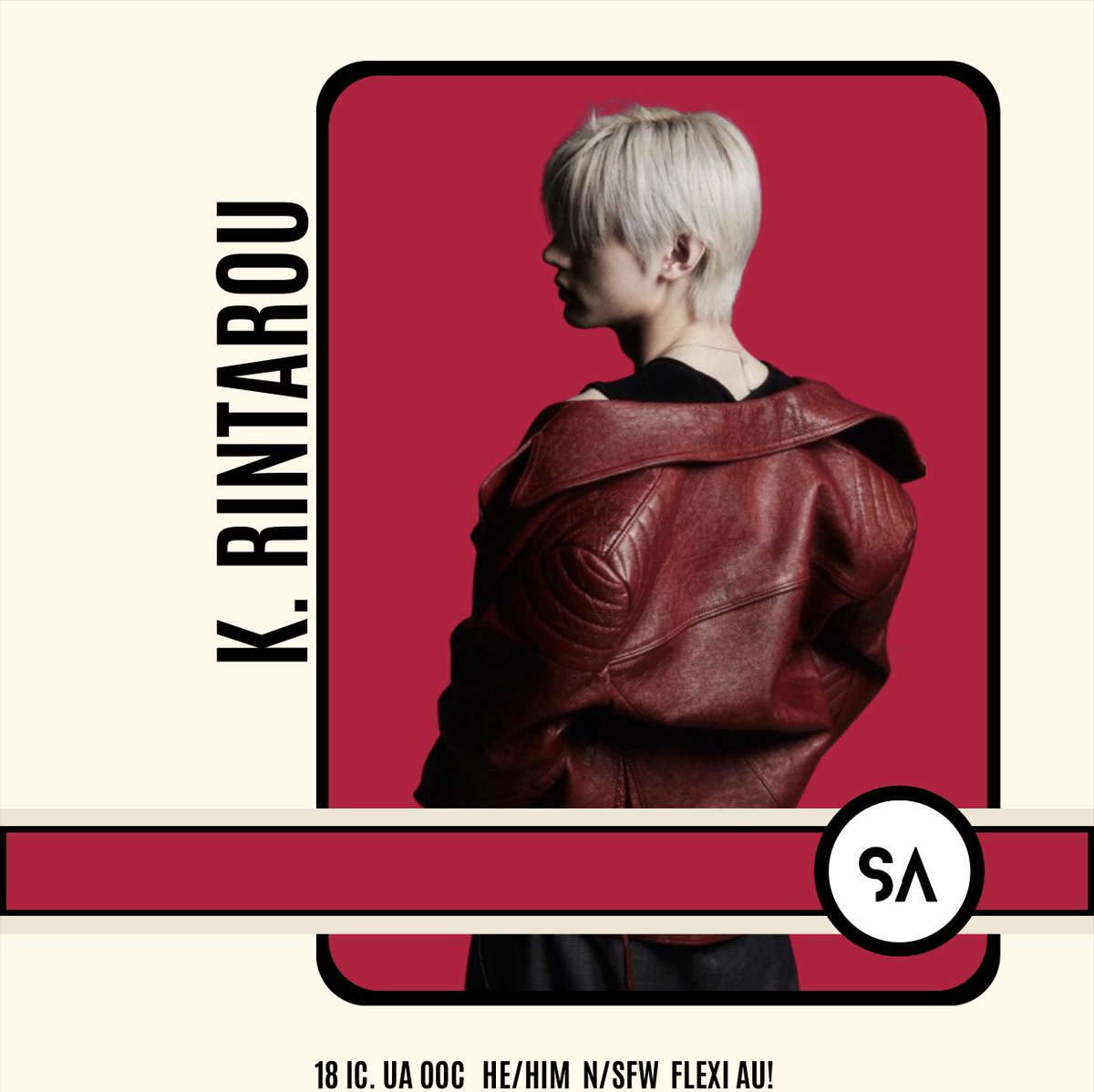 ⠀⠀
⠀⠀        Suna Augustin K. Rintaro. 
                    Not new to #hqrp.
               Like &amp; rt to be mutuals.
⠀⠀
⠀⠀