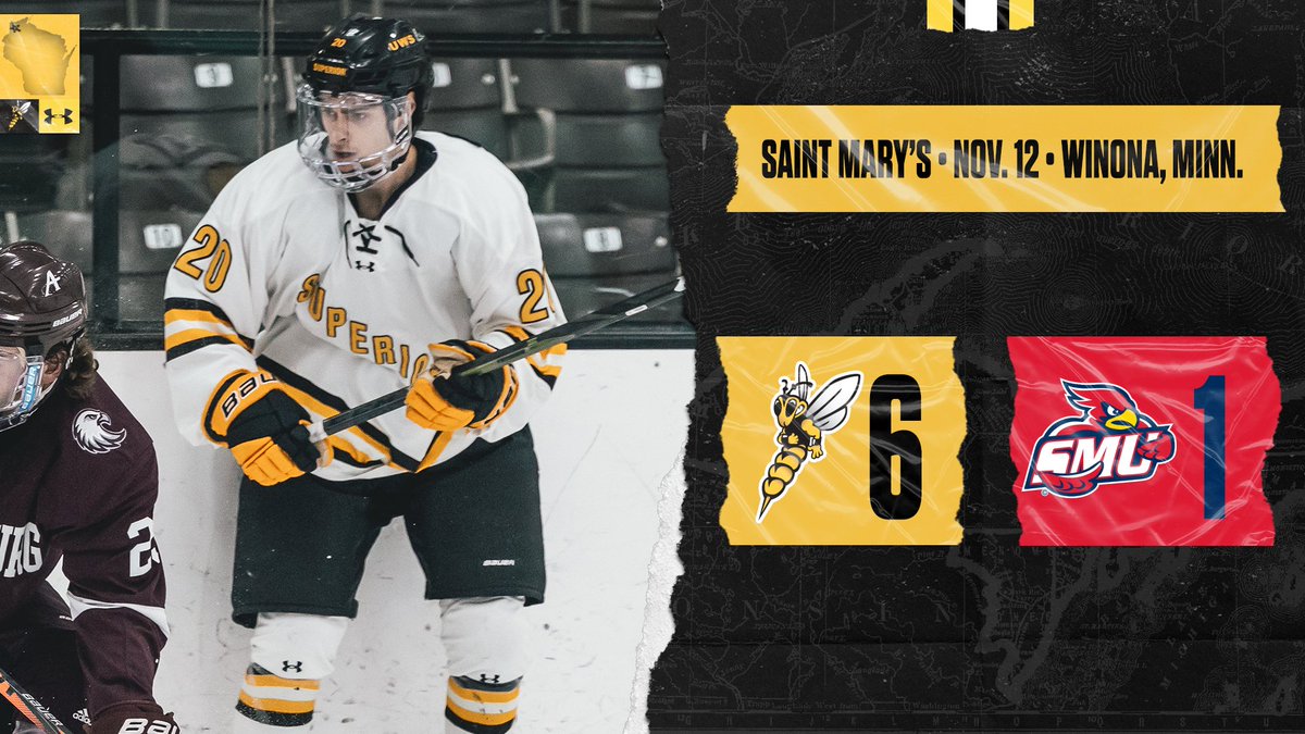 Colton Friesen scored a goal and two assists as the Yellowjackets topped Saint Mary's in Winona on Saturday!

#WeAreSuperior