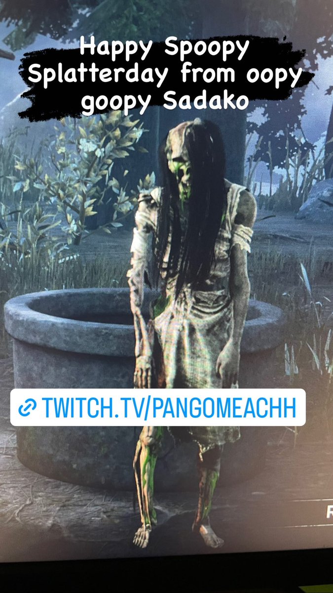 Live on twitch
Some dbd time
Happy Splatterday