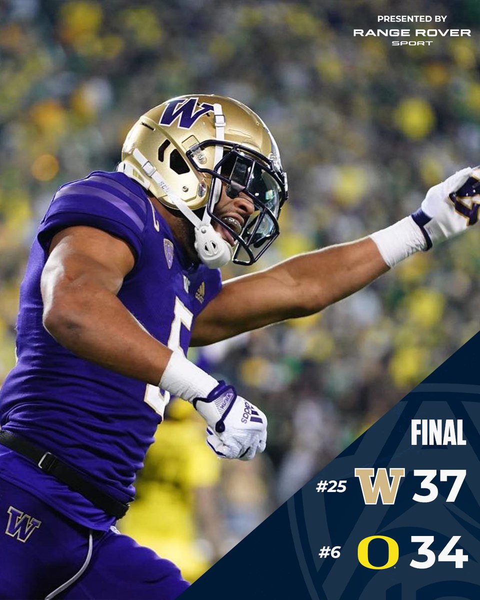 pac12's tweet photo. UW gets the W!

@LandRoverUSA | @UW_Football https://t.co/i24bq3L4uf
