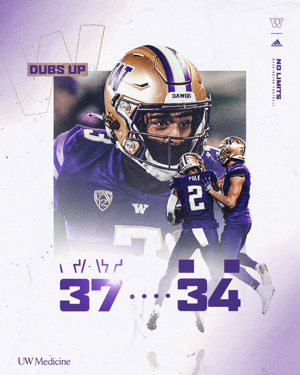 DUBS ALL THE WAY UP 

#NoLimits #PurpleReign