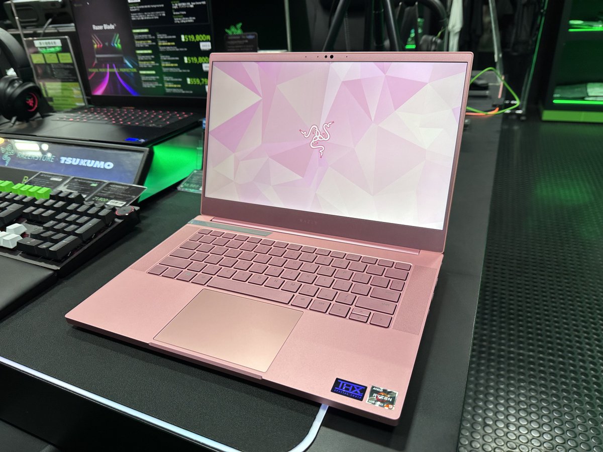 RAZER STORE】 💗パワフルなピンクノートPC新登場💗 『Razer Blade14