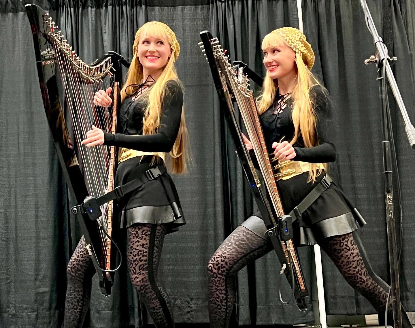 Harp Twins on Twitter "Wow! We had such an amazing day performing and