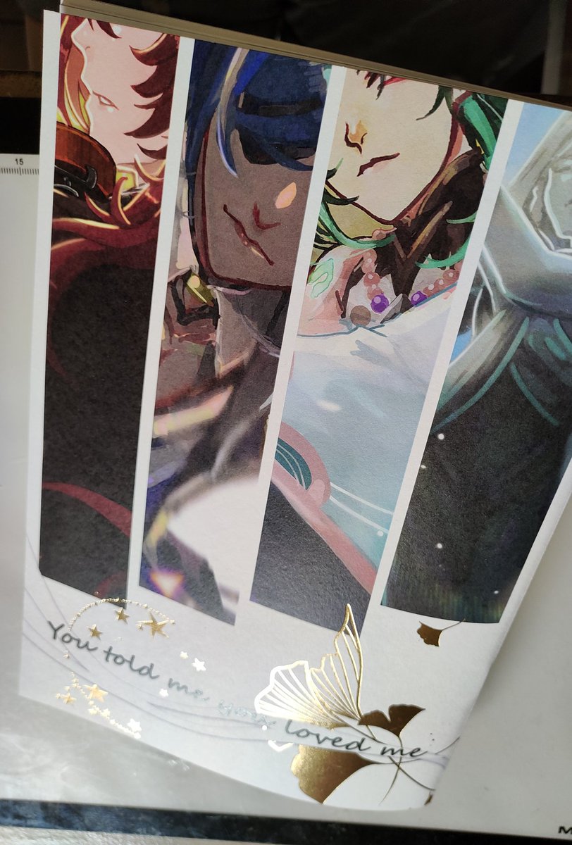 My Genshin fandoujin has arrived! It's a culmination of some of my comics during MCO on and off for two years.
I am at CH17 Bluepapermints for AFASG!
Number of full coloured pages including cover: 32
Size of book: A4 (21*29.7cm)
Genre: Angst, PG-13
#afasg2022 #afasg