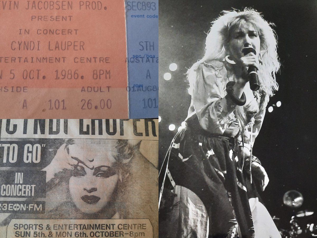 SamMc40's tweet photo. #CyndiLauper 1986 Melbourne. https://t.co/hp7tPw7cnX