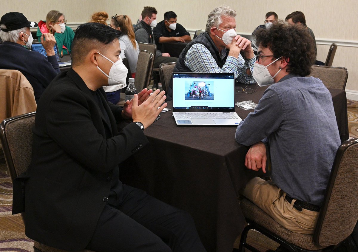 pwgphoto's tweet photo. Huge thanks to @ericseals, Simon Bruty and Martin Smith-Rodden for going over my portfolio. I appreciate the kind words/advice.
Even after 25+ years as a photojournalist, I still get nervous when someone looks at my "book."
Great seeing @JulioCortez_AP
#ATLPJ #ATLPJ50 https://t.co/1YfnUCjkCT