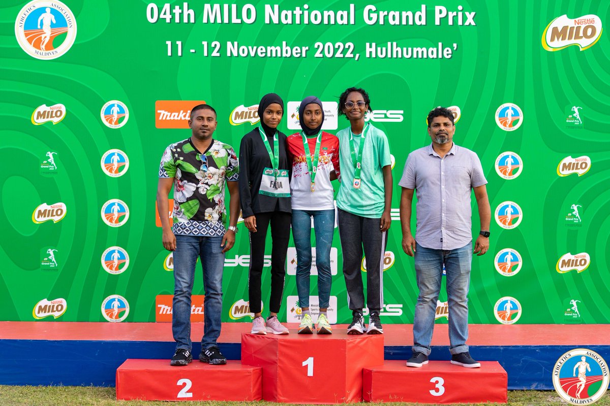 Minister @ahmedmahloof attends the closing ceremony of 4th National grand prix.

The tournament was held in Hulhumale’ synthetic track from 11th November to 12th November.

<a href="/AthleticsMv/">Athletics Association of Maldives</a>